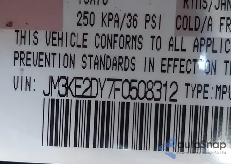 2015 Mazda Cx-5 Grand Touring z USA, uszkodzony, nr VIN JM3KE2DY7F0508312